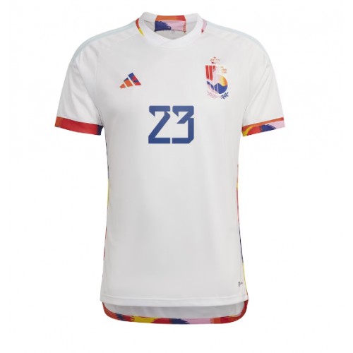 Lacne Muži Futbalové dres Belgicko Michy Batshuayi #23 MS 2022 Krátky Rukáv - Preč